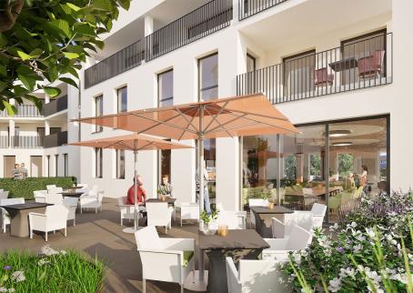 Unverbindliche Illustration – Terrasse Cafeteria