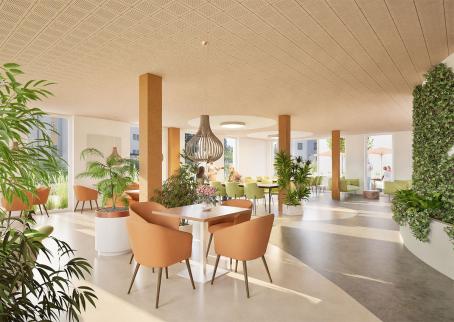 Unverbindliche Illustration – Cafeteria